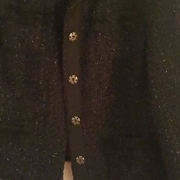 Alfani Wool Blend Jacket Black Womens Size 16 - Picture 4 of 9